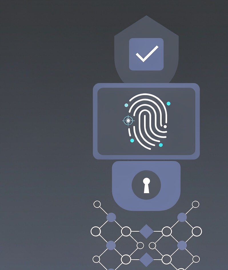 Illustration of cybersecurity and data protection
